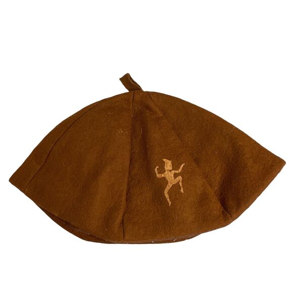 Vintage Brownie Scout Uniform 1950's Girls Beanie & Headband Rare Group - Picture 5 of 8